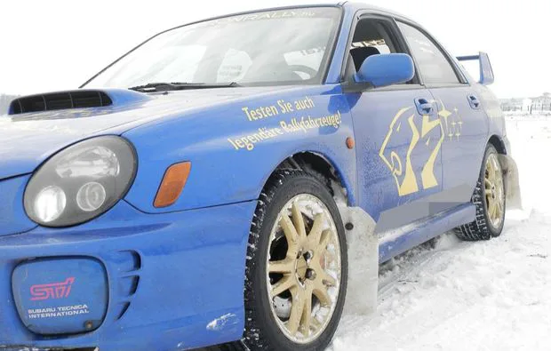 Rallye fahren (Subaru Impreza STI - 5 Rdn) in der Nähe von Sopron - 5