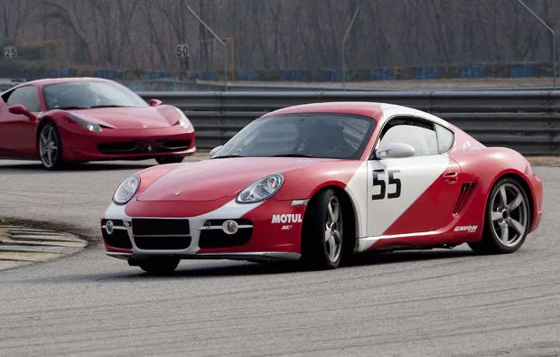 Porsche Cayman Cup selber fahren Lombardore (1 Runde) - 1