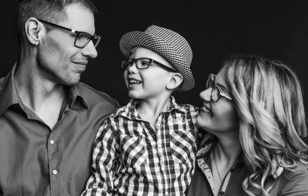 Familien Fotoshooting Ostfildern für 7 - 8