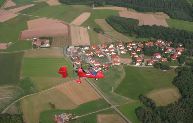 Tragschrauber selber fliegen Weiden in der Oberpfalz (30 Min.) - 12