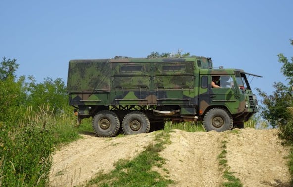 Volvo Lappländer 6x6 offroad fahren Großmehring