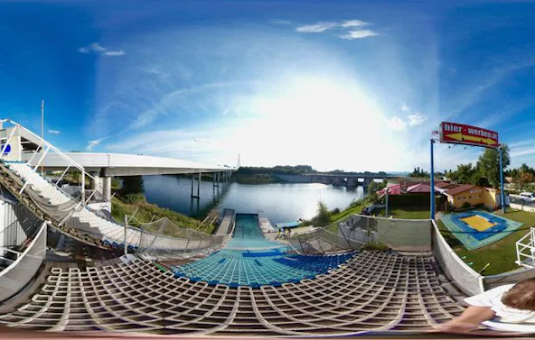 Waterramp oder Wasserschanze in Wien für 2