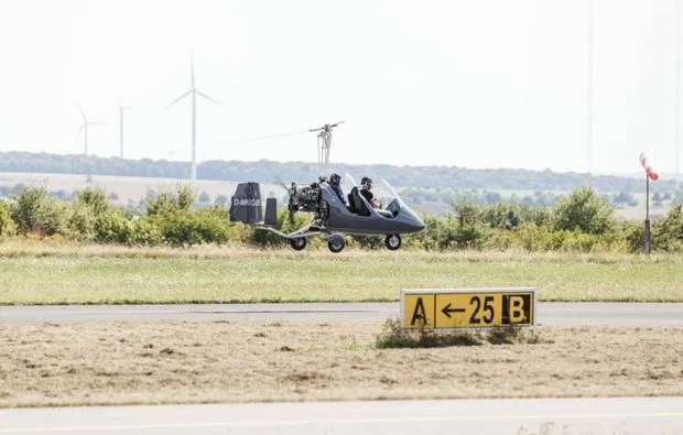Tragschrauber-Rundflug Wallerfangen- Düren (60 Min.) - 11