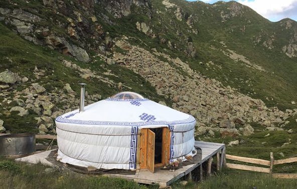Übernachtung in einer Jurte Osco für 2 (1 Nacht)