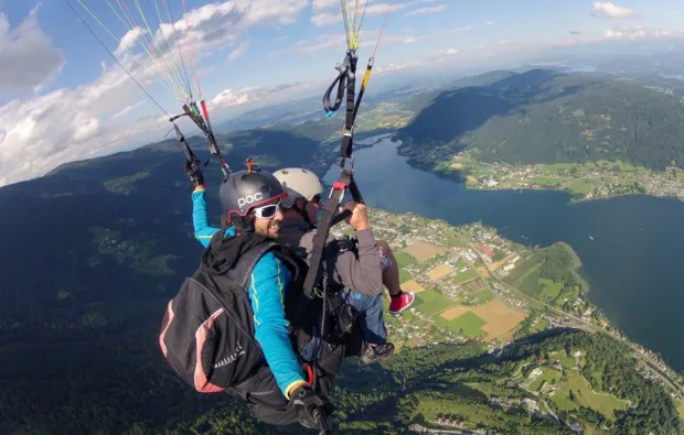 Gleitschirm Tandemflug Steindorf am Ossiacher See - 3