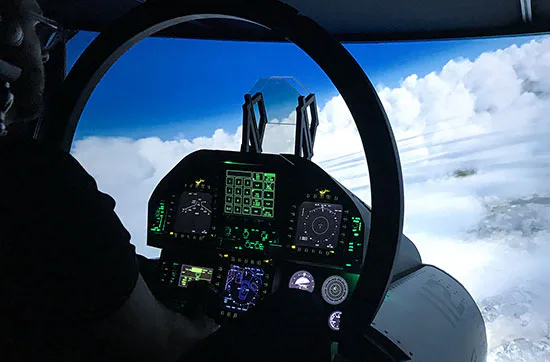 Kampfjet-Flugsimulator F/A-18 Super Hornet Raum Leipzig - 1
