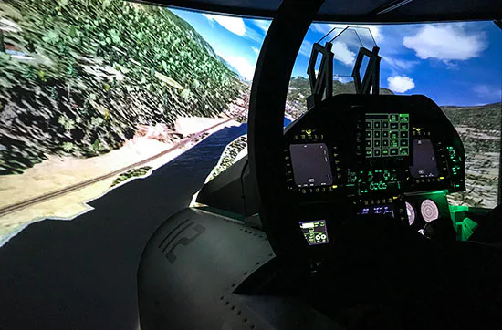 Kampfjet-Flugsimulator F/A-18 Super Hornet Raum Leipzig - 4