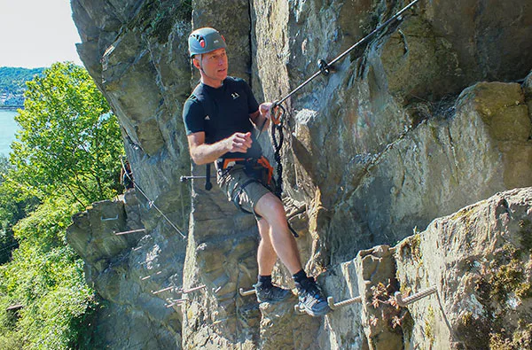 Klettersteig Kurs für Anfänger Boppard (3 Std.) - 3