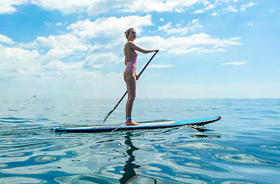 Kurzurlaub mit Stand Up Paddling Raum Chiemsee für 2 - 8