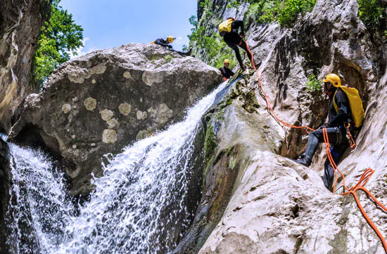 Kurzurlaub mit Canyoning-Tour in Oberbayern für 2 - 2