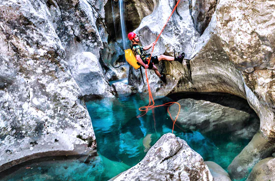 Kurzurlaub mit Canyoning-Tour in Oberbayern für 2 - 3
