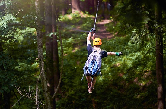 Zipline-Park im Pfälzerwald