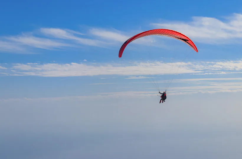 Gleitschirm Thermikflug Kössen
