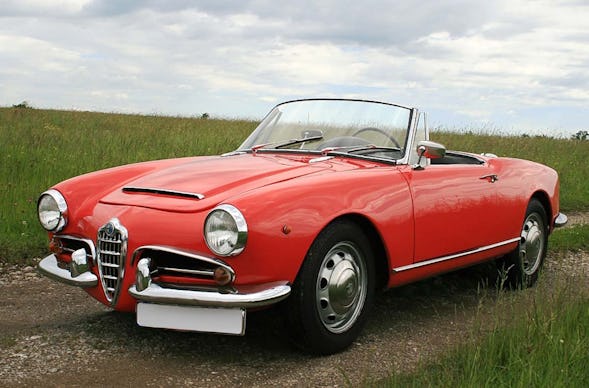 Oldtimer fahren für 2 München (Alfa Romeo Giulia Spider 1.6)