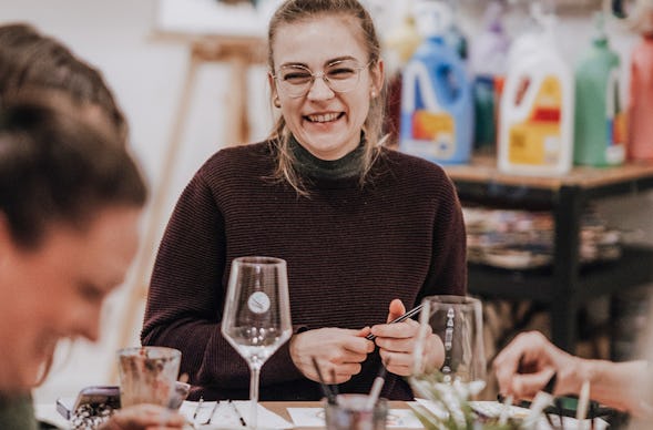 Aquarellkurs Hamburg mit Weinprobe