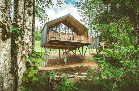 Außergewöhnlich Übernachten im Baumchalet für 2 (2 Nächte)