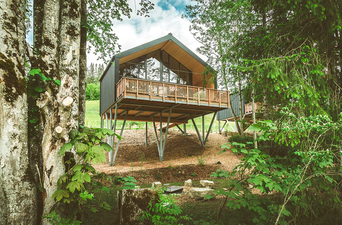 Außergewöhnlich Übernachten im Baumchalet für 2 (2 Nächte) - 1