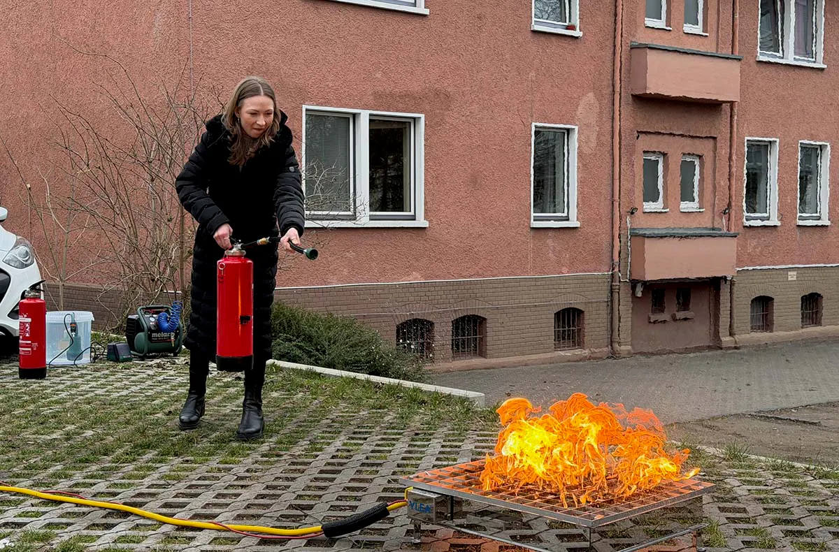 Brandschutztraining mit VR Mainz - 4