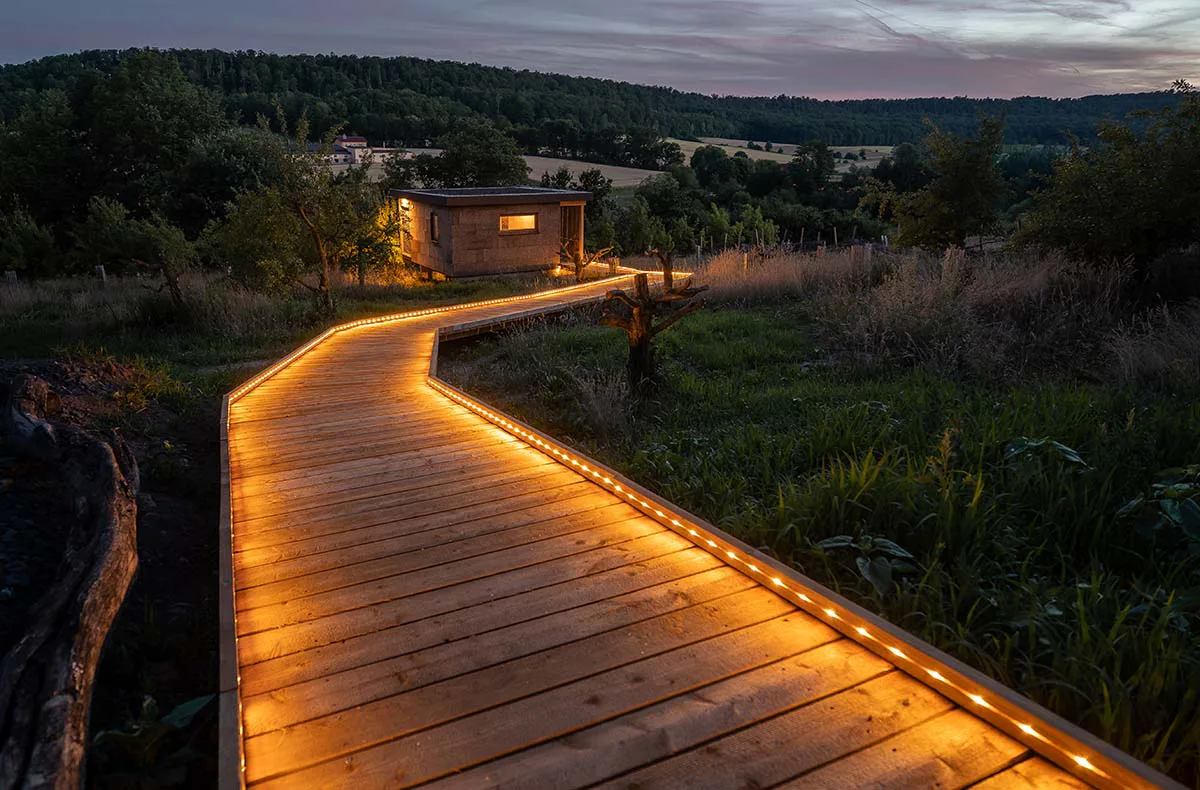 Candle-Light Übernachtung im Chalet in Unterfranken für 2 (1 Nacht) - 1