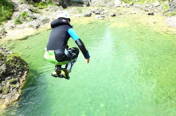 Canyoning-Einsteigertour Steeg (halbtags)