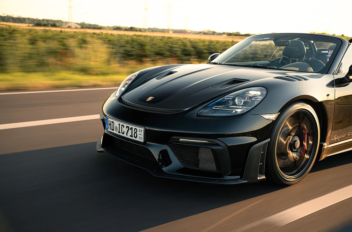 Co-Pilot im Porsche 718 Spyder RS (3 Std.) - 2