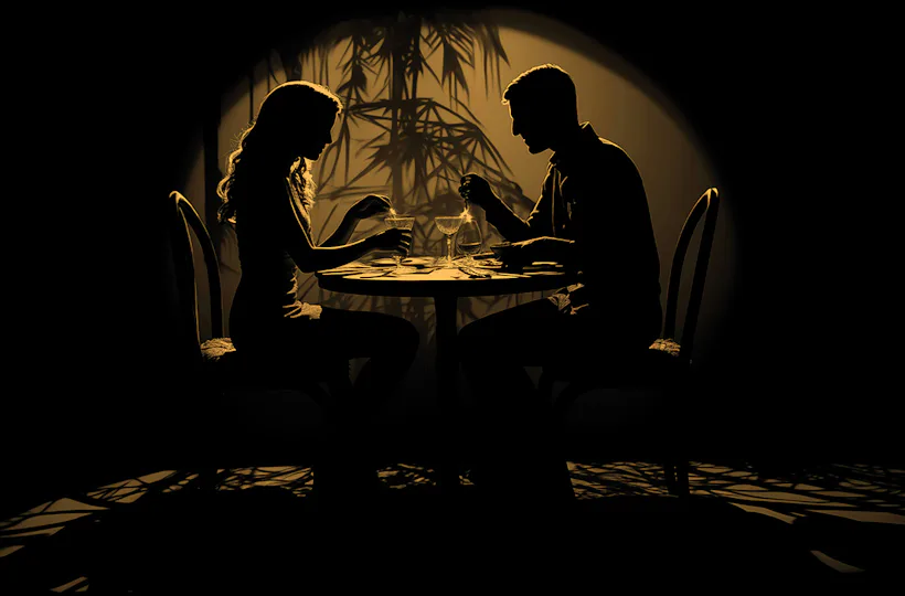 Dinner in the Dark für 2 mit Führung Essen