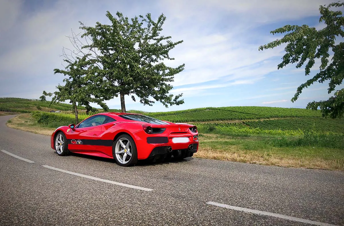 Ferrari fahren auf der Bergstraße im Elsass (6km) - 3
