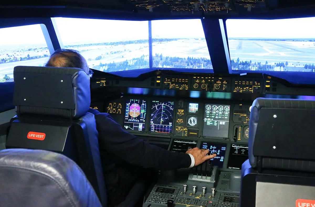 Flugsimulator Gensingen (A380 - Economy) - 7