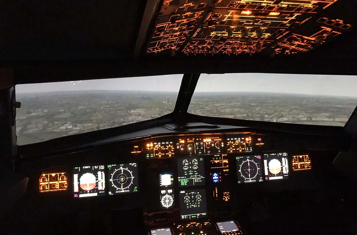 Flugsimulator Hamburg (A320 - Economy lang) - 5