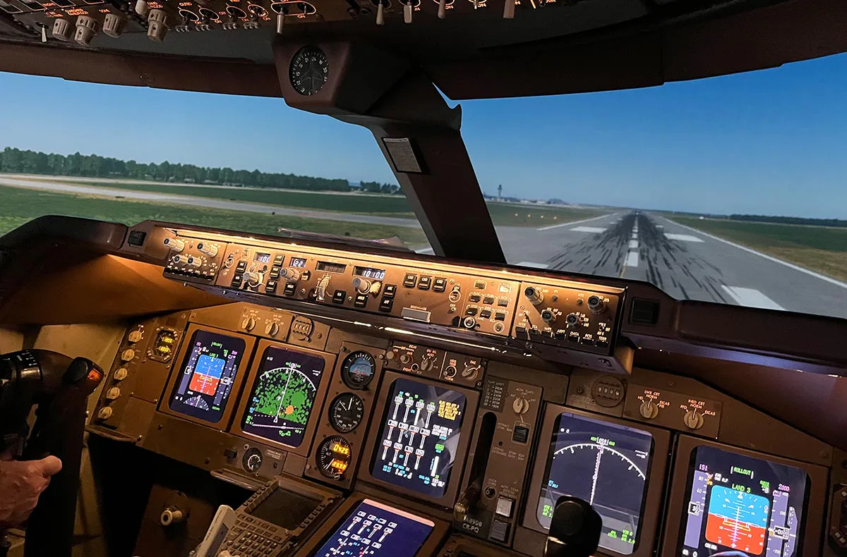 Flugsimulator Bornheim (Boeing 747 - Economy) - 1
