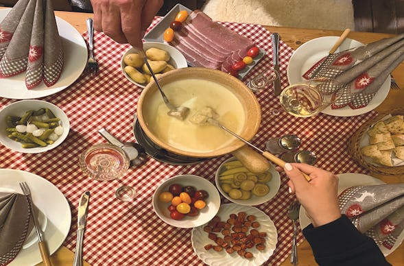 Fondue in der Skigondel Furth bei Landshut (2 Personen)