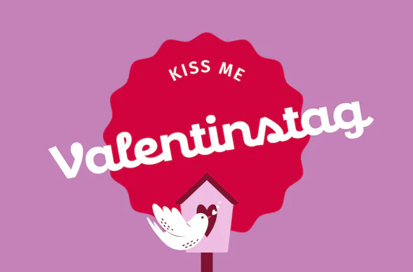 Flexibles Geschenk Valentinstag (Kiss Me)
