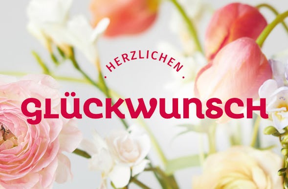 Flexibles Geschenk Glückwunsch