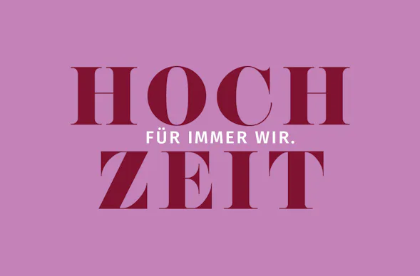 Flexibles Geschenk Hochzeit