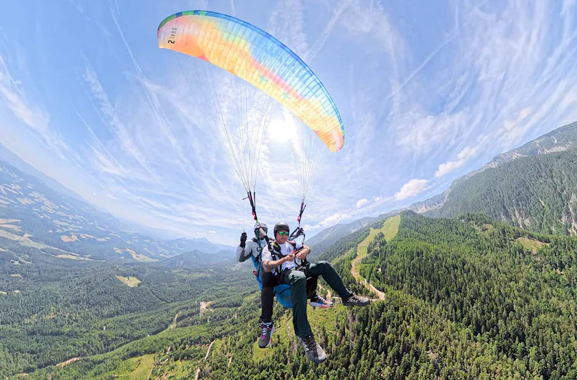 Gleitschirm Tandemflug Klagenfurt