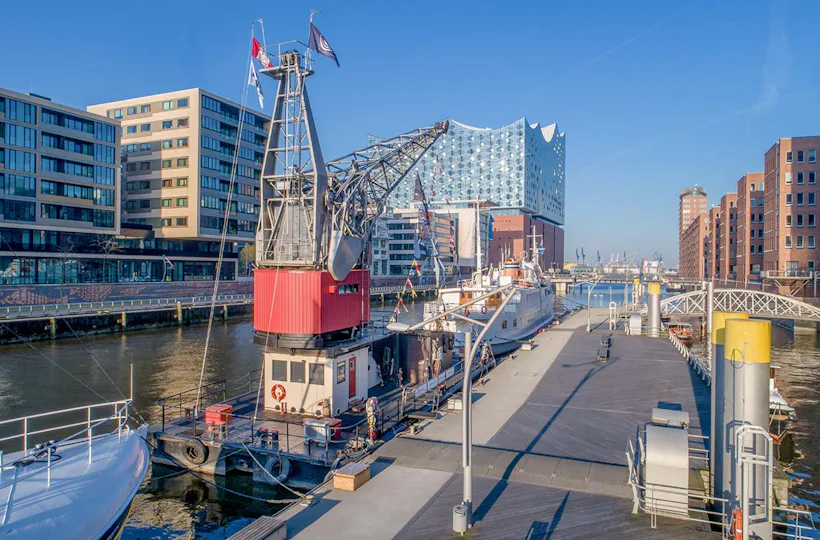 Außergewöhnlich Übernachten im Hafenkran Hamburg für 2 (1 Nacht)
