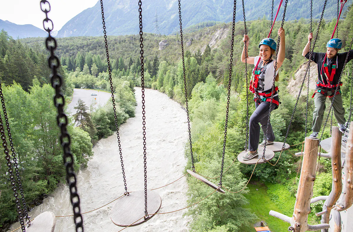 Hochseilgarten & E-MTB Tour im Ötztal - 8