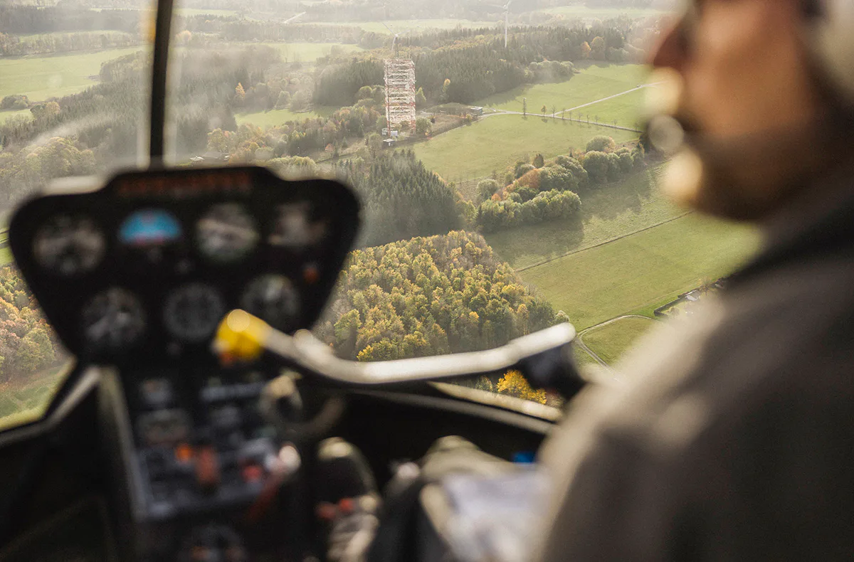 Hubschrauber Rundflug Würselen (30 Min.) - 3