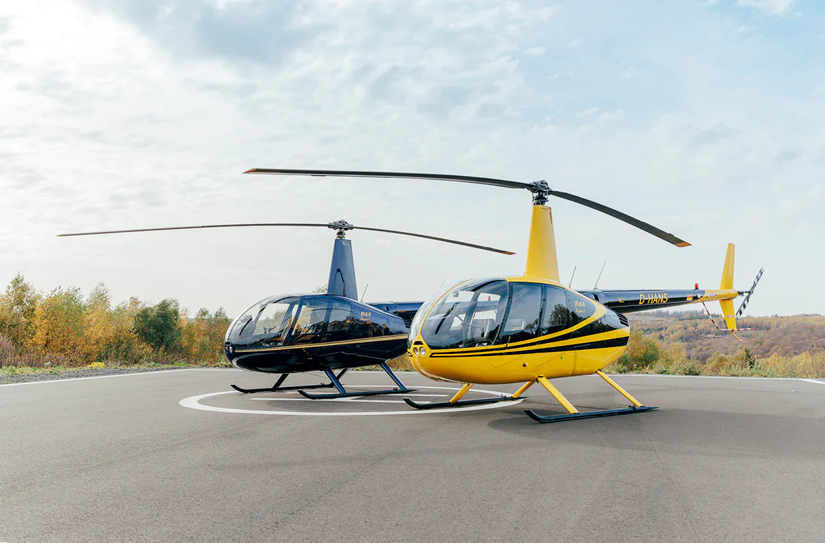 Hubschrauber Rundflug Würselen (30 Min.) - 4