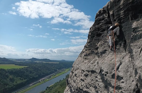 Kletter Schnupperkurs Elbsandsteingebirge Struppen