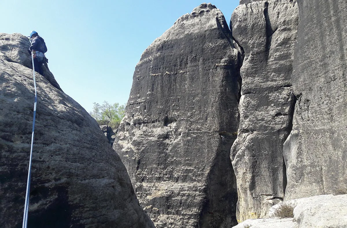 Kletter Schnupperkurs Elbsandsteingebirge in der Sächsischen Schweiz Struppen - 2