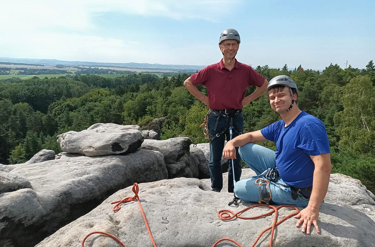 Kletter Schnupperkurs Elbsandsteingebirge in der Sächsischen Schweiz Struppen - 5