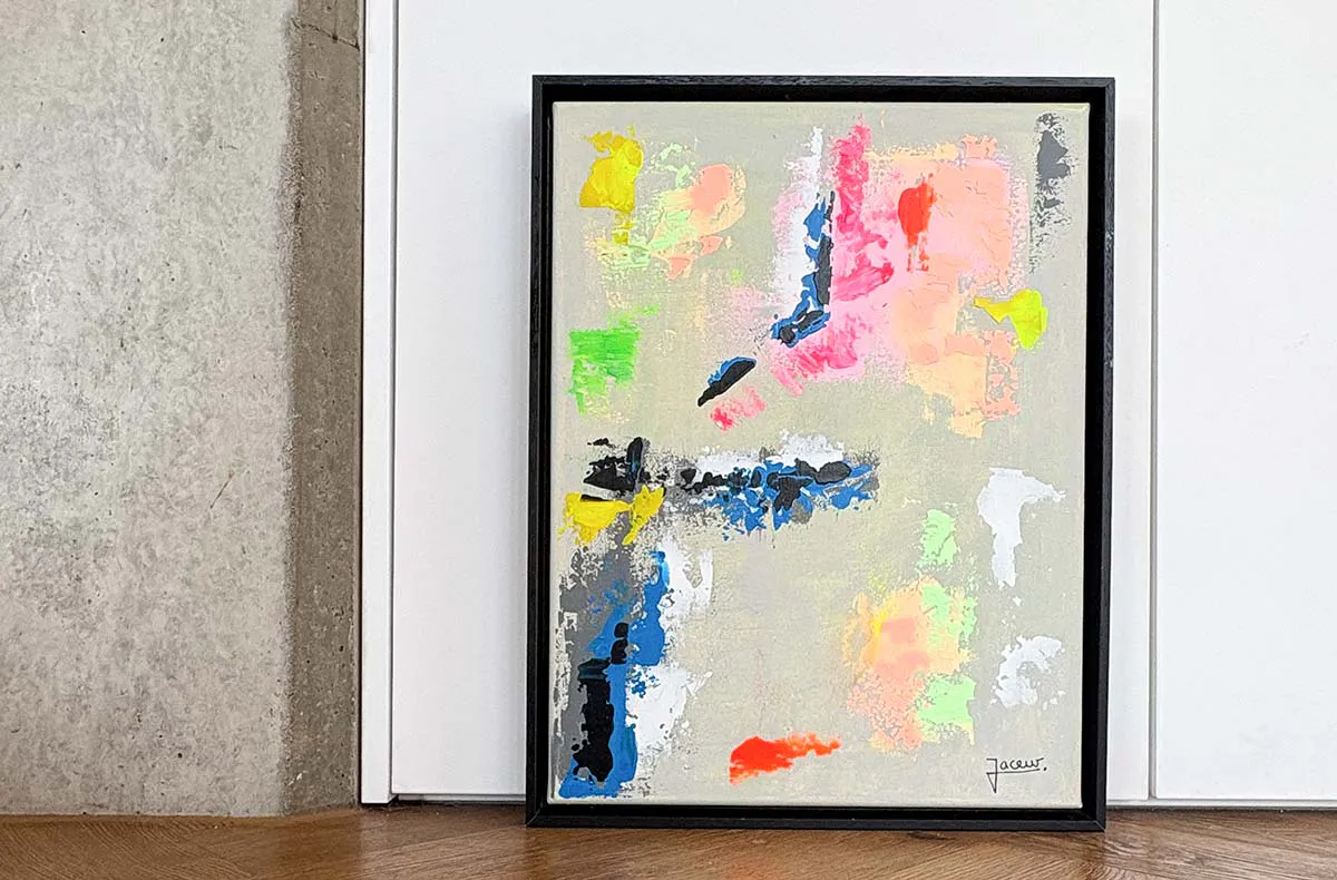 Kunstworkshop - Spachteltechnik mit Acrylfarbe - 5