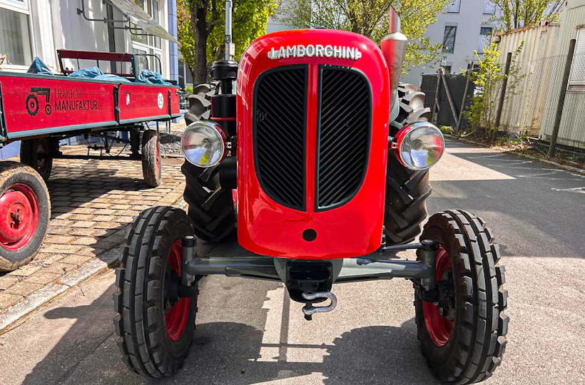 Lamborghini Traktor fahren Sindelfingen (Sonnenuntergang)
