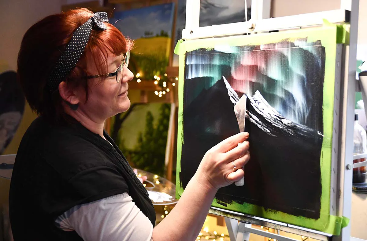 Malkurs nach Bob Ross ® Jena - 5
