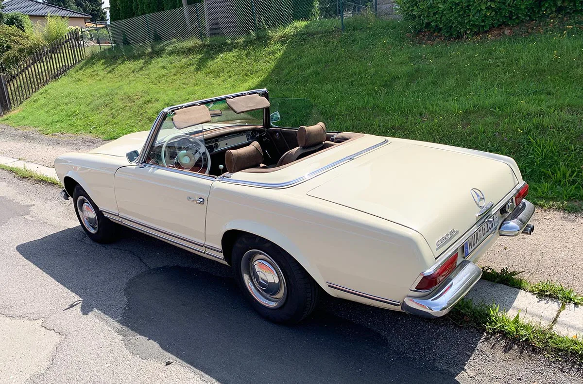 Mercedes Pagode 230 SL Cabrio fahren (4 Std.) Wenighösbach - 1