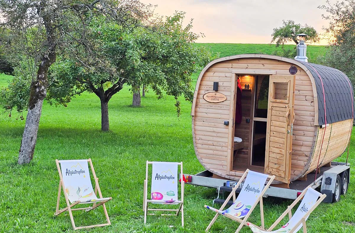 Mobile Sauna mieten Wangen im Allgäu (1 Tag) - 1