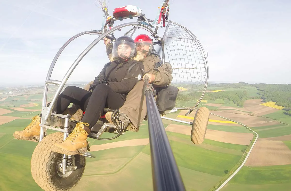 Motorgleitschirm fliegen Gaweinstal (1 Std.) - 2