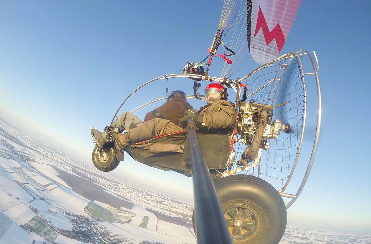 Motorgleitschirm fliegen Gaweinstal (1,5 Std.) - 2
