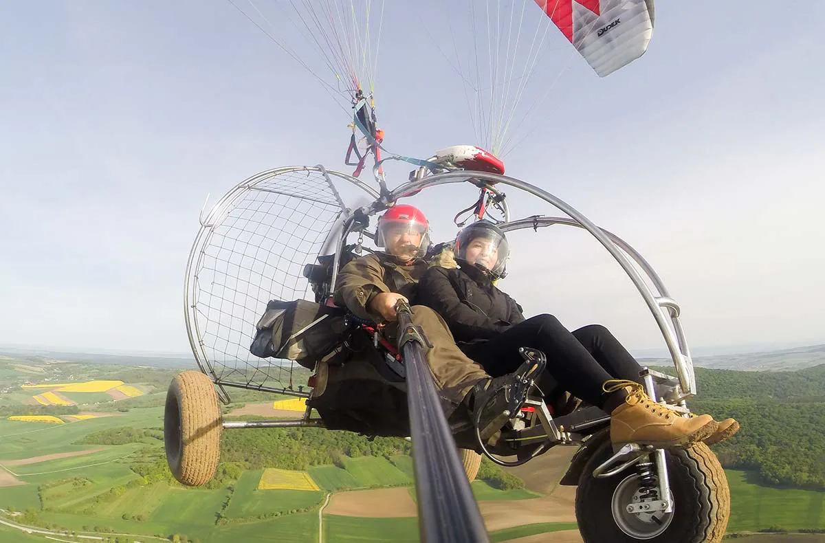 Motorgleitschirm fliegen Gaweinstal (1,5 Std.) - 1